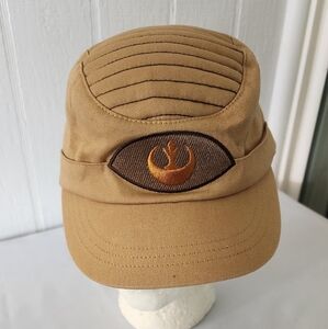 Tan Cap with Embroidered Logo
